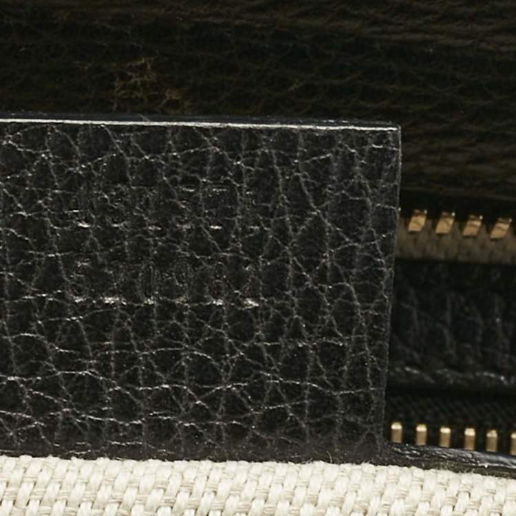 Pre Owned Gucci Black Leather Soho Tote