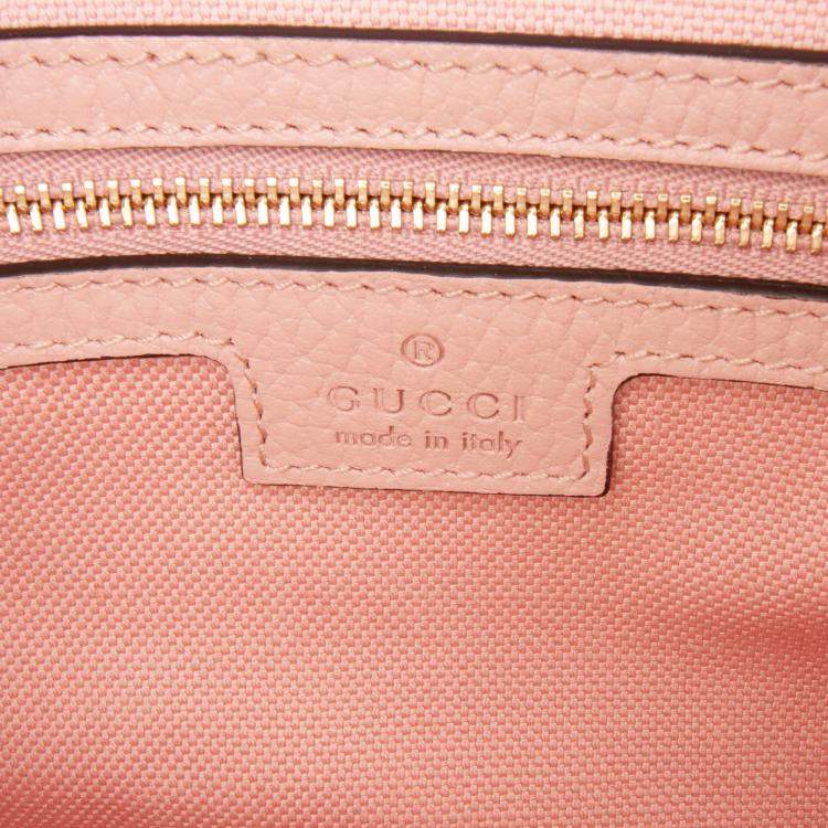 Pre Owned Gucci Blue/Pink Limited Edition Small GG Embroidered Denim Floral Jackie 1961 Crossbody