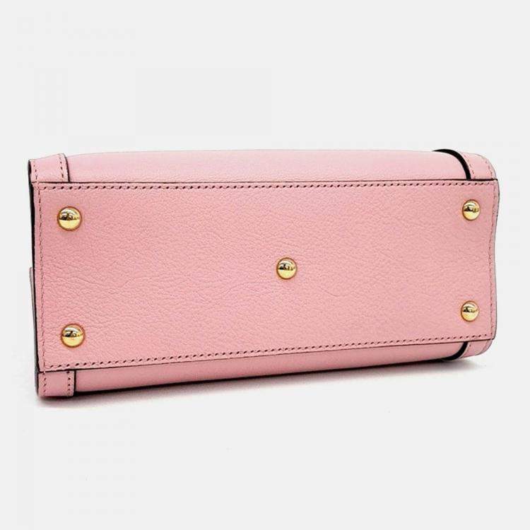 مملوكة مسبقًا Gucci Pink Leather Diana Tote and Shoulder Bag