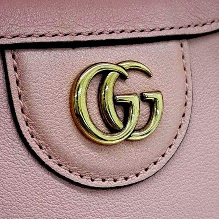 مملوكة مسبقًا Gucci Pink Leather Diana Tote and Shoulder Bag