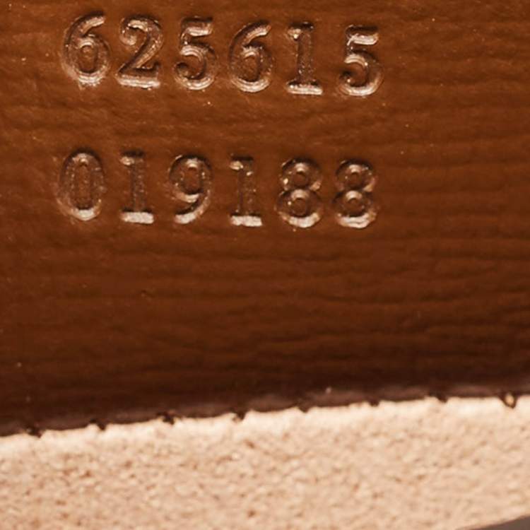Pre Owned Gucci Brown/Beige GG Supreme Canvas Mini Horsebit 1955 Crossbody Bag