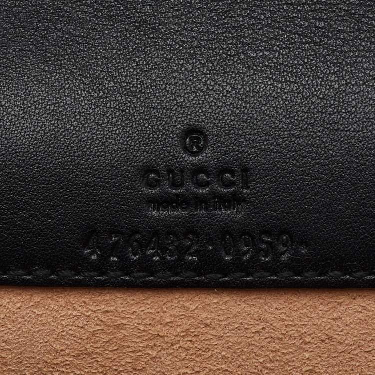 Pre Owned Gucci Red/Black GG Velvet and Patent Leather Super Mini Dionysus Crossbody Bag