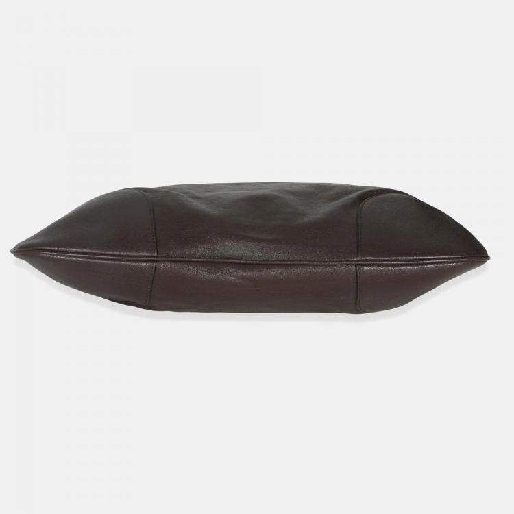 Pre Owned Gucci Brown Calfskin Leather 1955 Horsebit Cinch