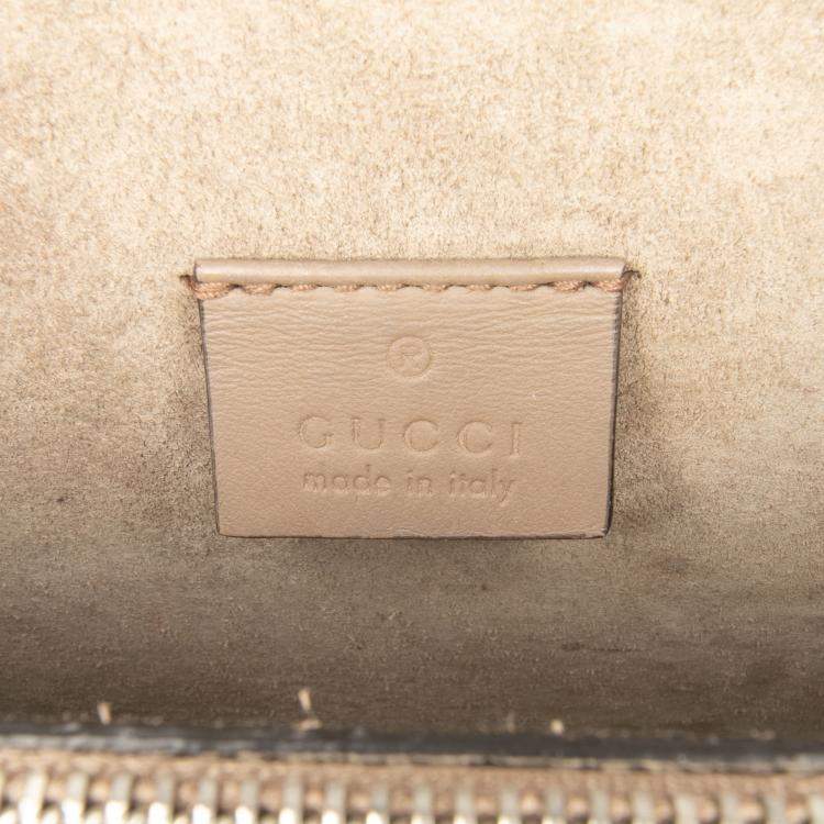 Pre Owned Gucci Brown Small GG Supreme Dionysus Shoulder Bag