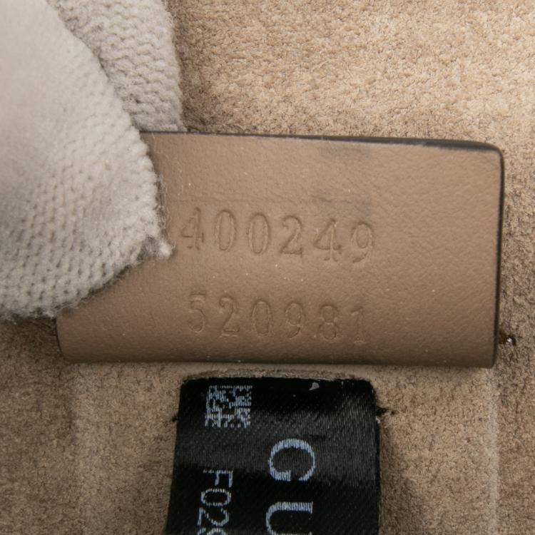 Pre Owned Gucci Brown Small GG Supreme Dionysus Shoulder Bag