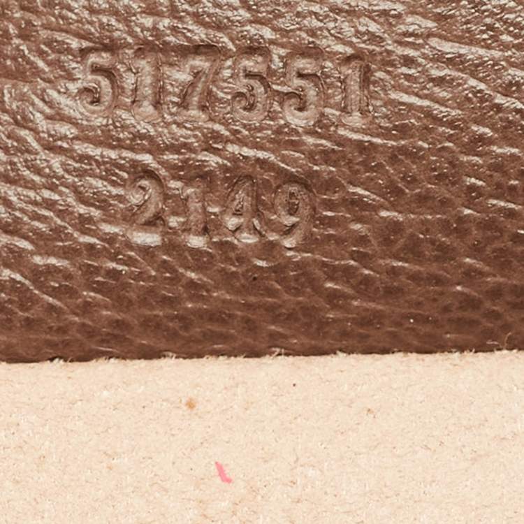 Pre Owned Gucci Brown/Beige GG Supreme Canvas Ophidia Pouch