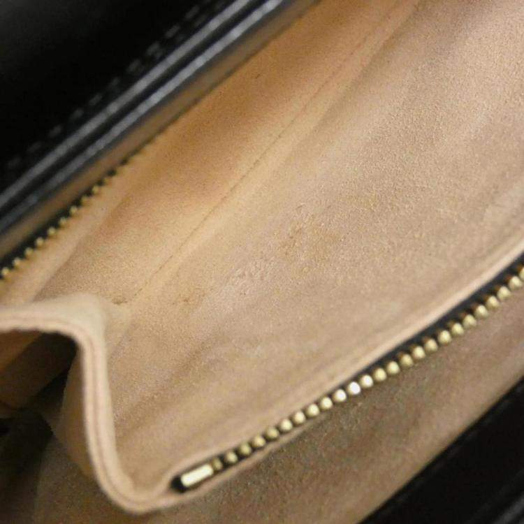 Pre Owned Gucci Horsebit 1955 Black Leather Shoulder Bag
