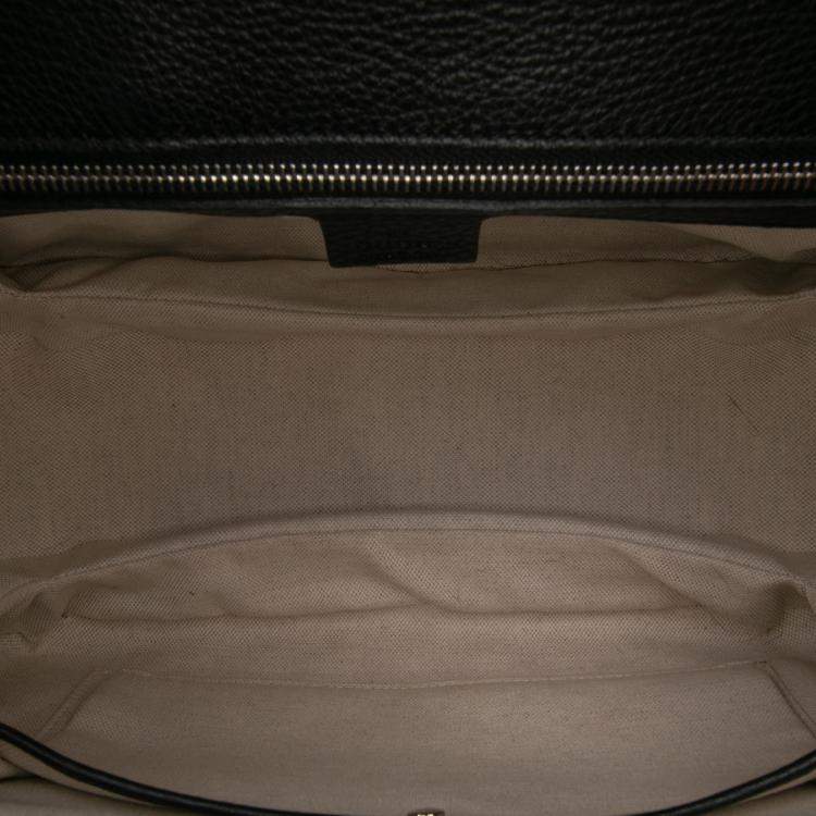 Pre Owned Gucci Large GG Neoprene New Bamboo Top Handle Bag