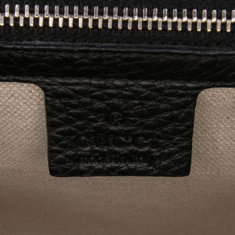 Pre Owned Gucci Large GG Neoprene New Bamboo Top Handle Bag