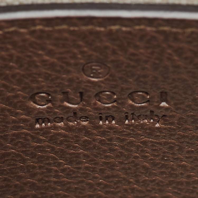 Pre Owned Gucci Beige/Brown Jumbo GG Canvas and Leather Mini Vertical Tote