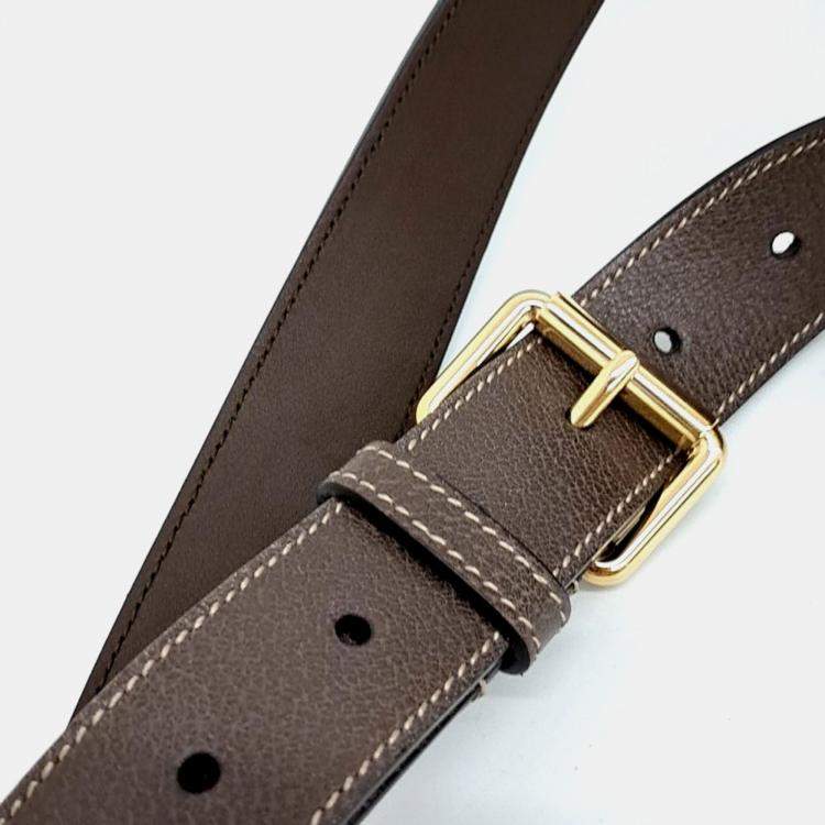 Pre Owned Gucci Ophidia GG Supreme Beige/Brown Coated Canvas Belt Bag