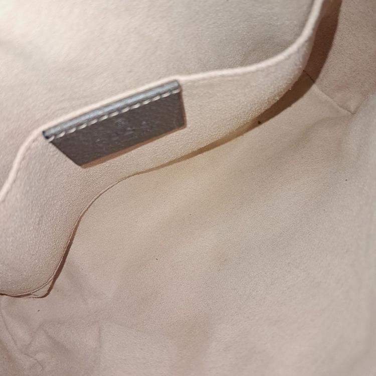 Pre Owned Gucci Ophidia GG Supreme Beige/Brown Coated Canvas Belt Bag