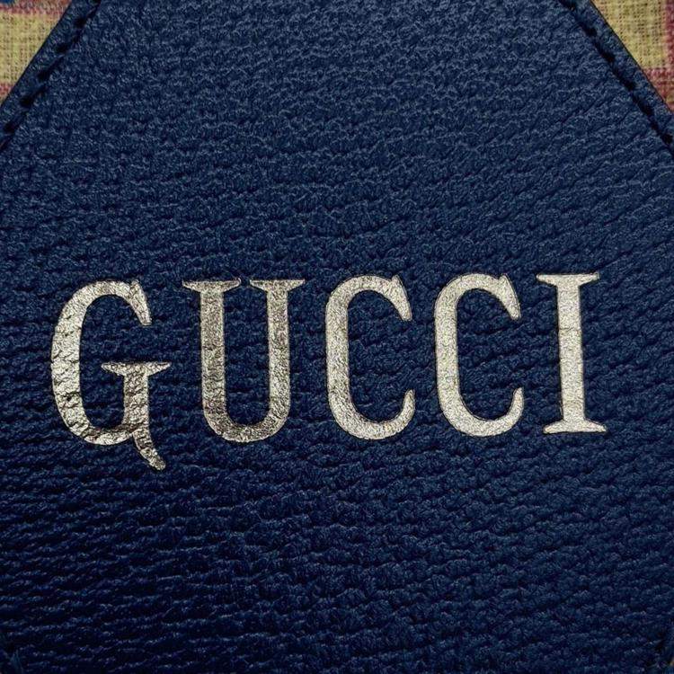 Pre Owned Gucci 100th Anniversary Multicolor Coated Canvas Bucket Bag