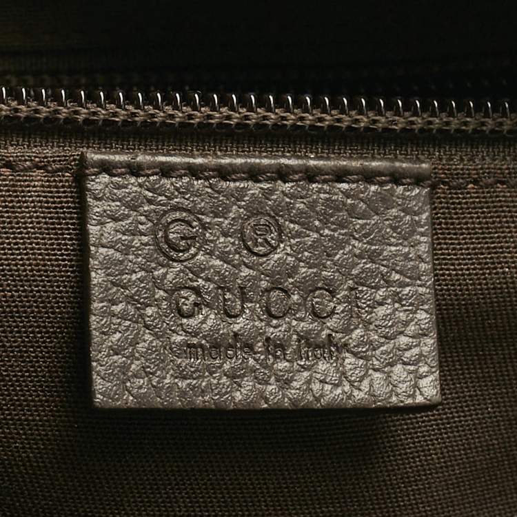 Pre Owned Gucci  Beige/Brown GG Canvas and Leather Rucksack Backpack