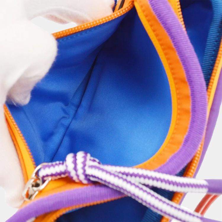 Pre Owned Gucci Blue Purple GG Bum Bag