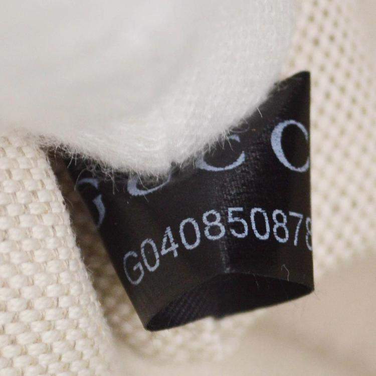 Pre Owned Gucci Beige GG Supreme Shoulder Bag