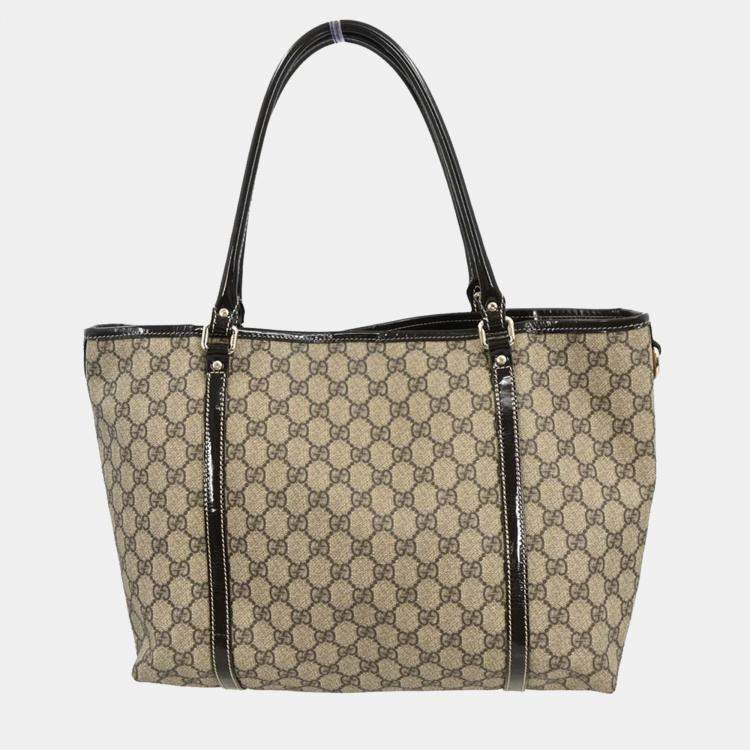 مملوكة مسبقًا Gucci Beige GG Supreme Tote Bag