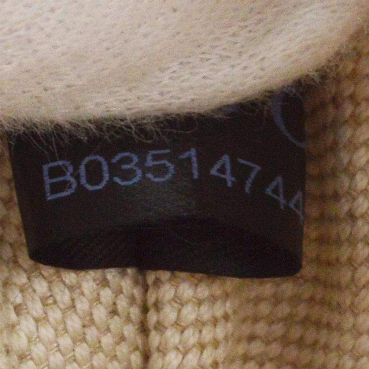 Pre Owned Gucci Yellow GG Embossed Bum Bag