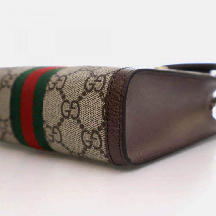 Pre Owned Gucci Mini GG Supreme Ophidia Tote Bag