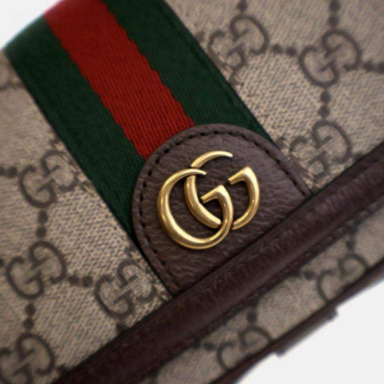 Pre Owned Gucci Mini GG Supreme Ophidia Bag