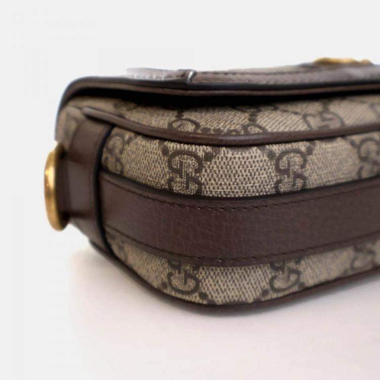 Pre Owned Gucci Mini GG Supreme Ophidia Bag