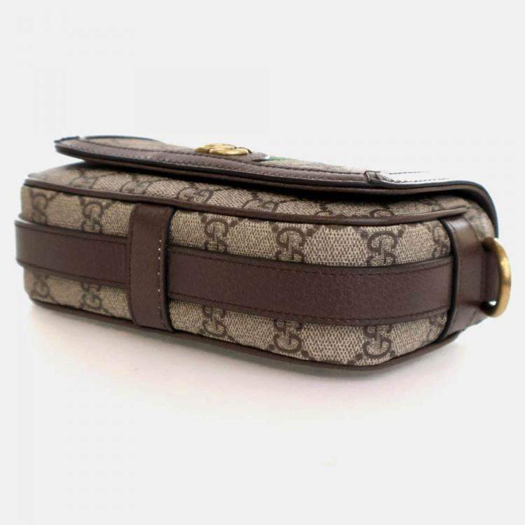 Pre Owned Gucci Mini GG Supreme Ophidia Bag