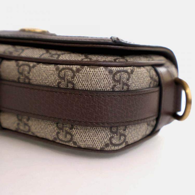 Pre Owned Gucci Mini GG Supreme Ophidia Bag