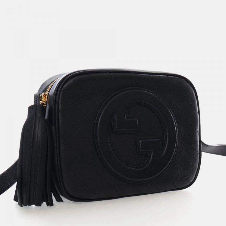 Pre Owned Gucci Calfskin Blondie Disco Bag