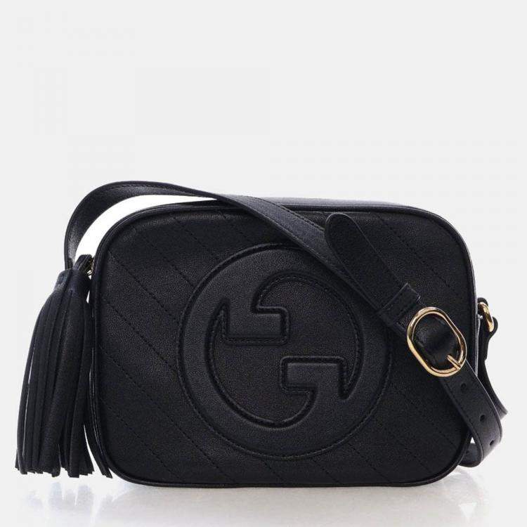 Pre Owned Gucci Calfskin Blondie Disco Bag