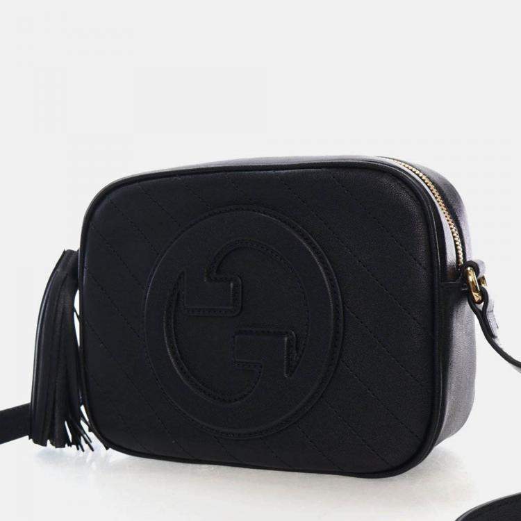 Pre Owned Gucci Calfskin Blondie Disco Bag