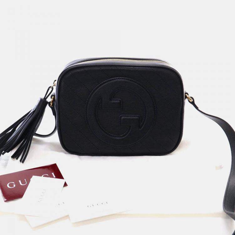 Pre Owned Gucci Calfskin Blondie Disco Bag