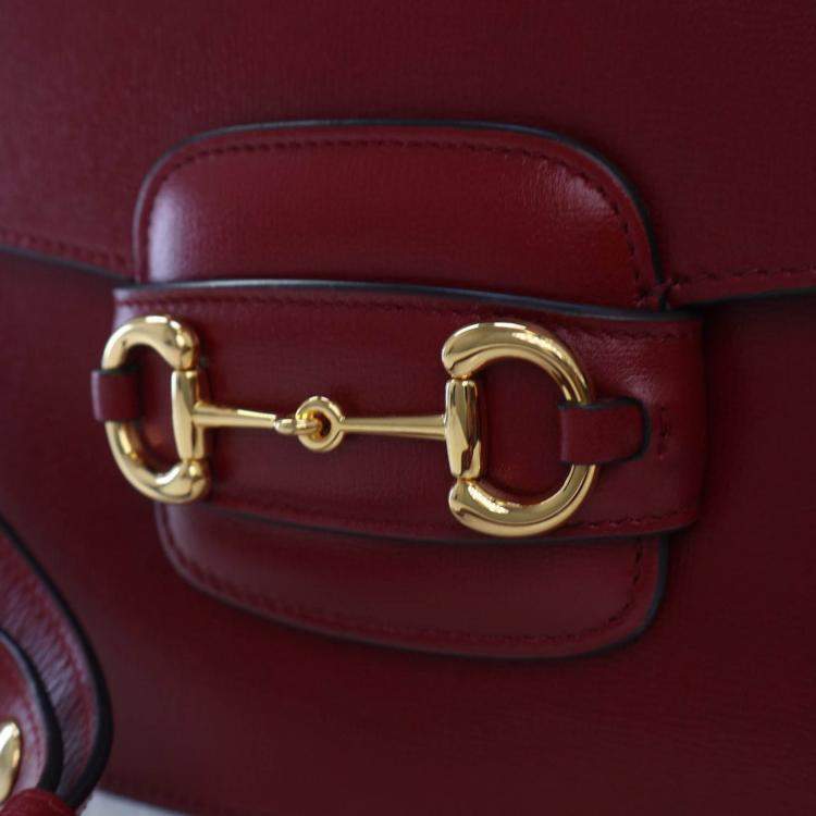 Pre Owned Gucci Small Calfskin Horsebit 1955 Shoulder Bag