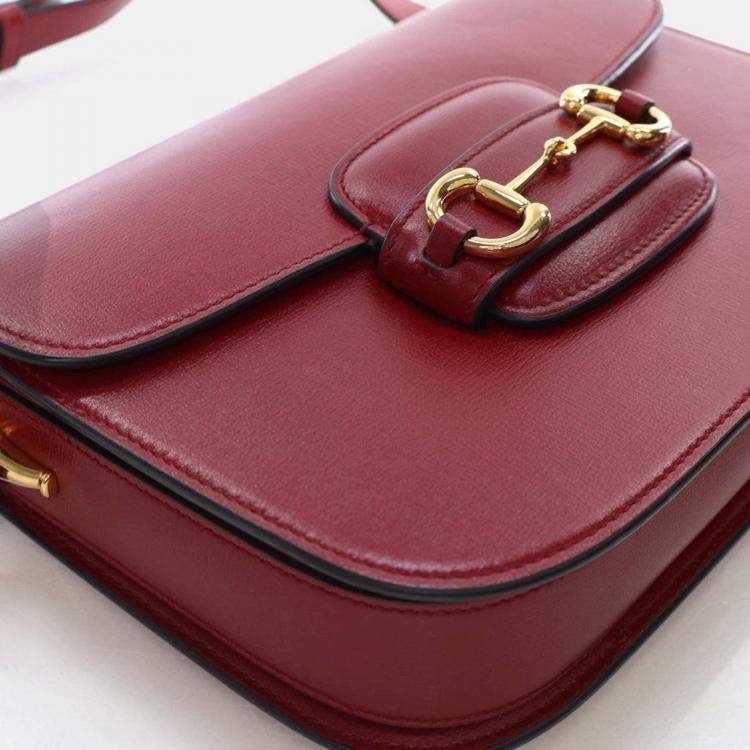Pre Owned Gucci Small Calfskin Horsebit 1955 Shoulder Bag