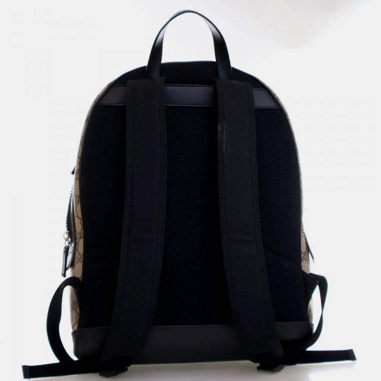 Pre Owned Gucci Medium Brown GG Supreme Eden Backpack
