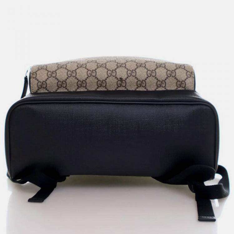 Pre Owned Gucci Medium Brown GG Supreme Eden Backpack
