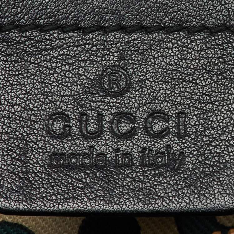 Pre Owned Gucci Black Guccissima Leather Babouska Heart Hobo