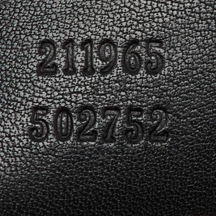 Pre Owned Gucci Black Guccissima Leather Babouska Heart Hobo