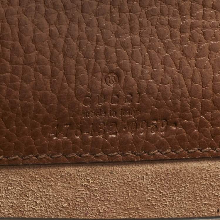 مملوكة مسبقًا Gucci Blue/Brown GG Denim and Leather Super Mini Dionysus Shoulder Bag