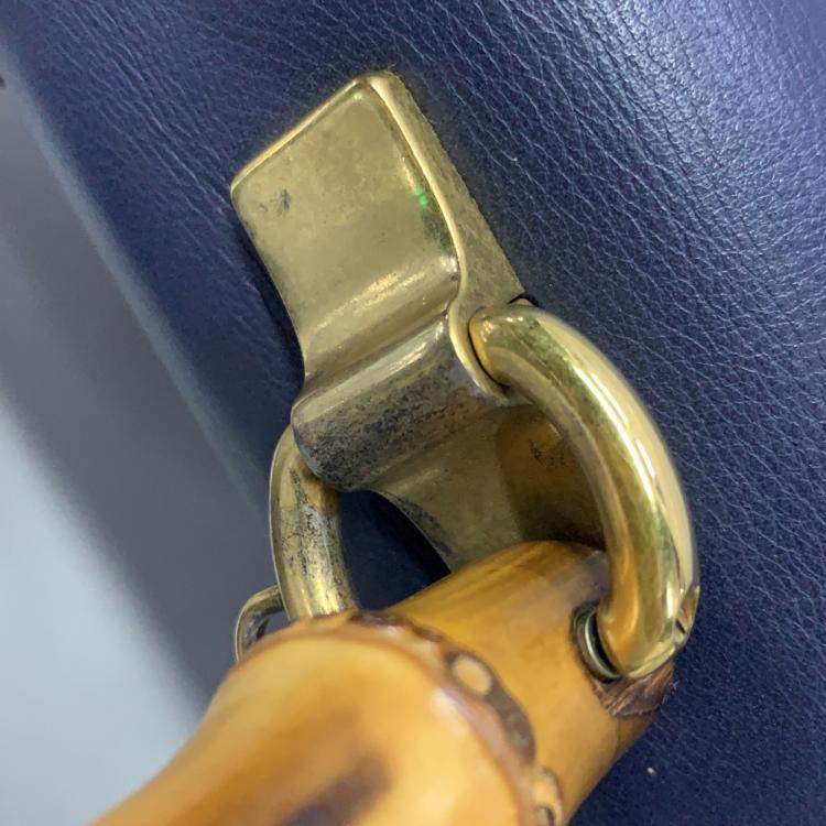 Pre Owned Gucci Multicolor Medium Leather Bamboo Dionysus Web Satchel