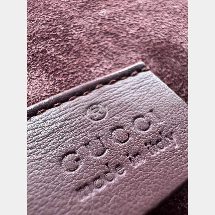 Pre Owned Gucci Rose/Beige GG Supreme Canvas and Suede Small Dionysus Blooms Shoulder Bag
