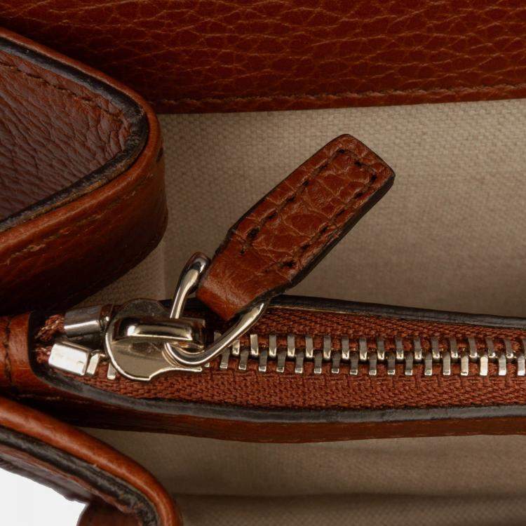 Pre Owned Gucci Blue Small GG Denim Dionysus Shoulder Bag