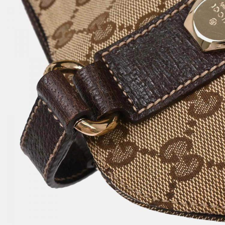 Pre Owned Gucci Beige GG Tote Handbag