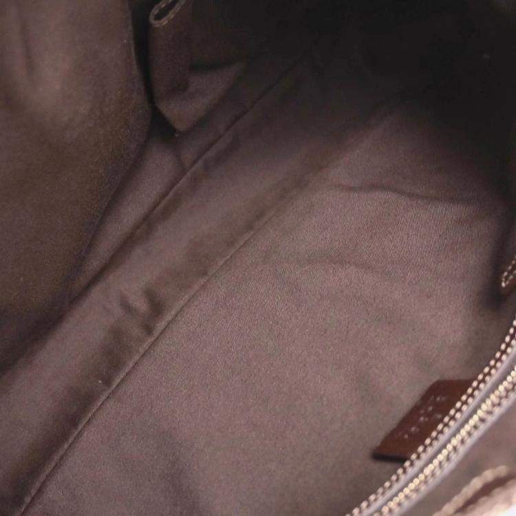 Pre Owned Gucci Beige GG Tote Handbag