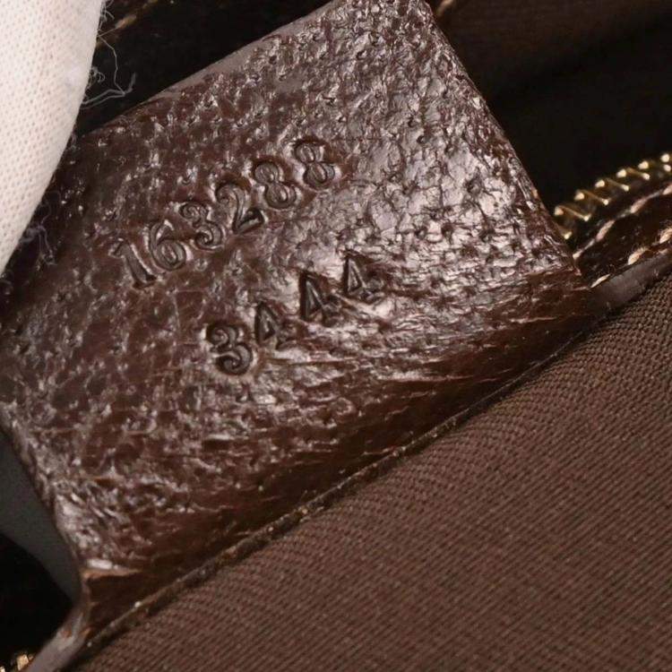 Pre Owned Gucci Beige GG Tote Handbag