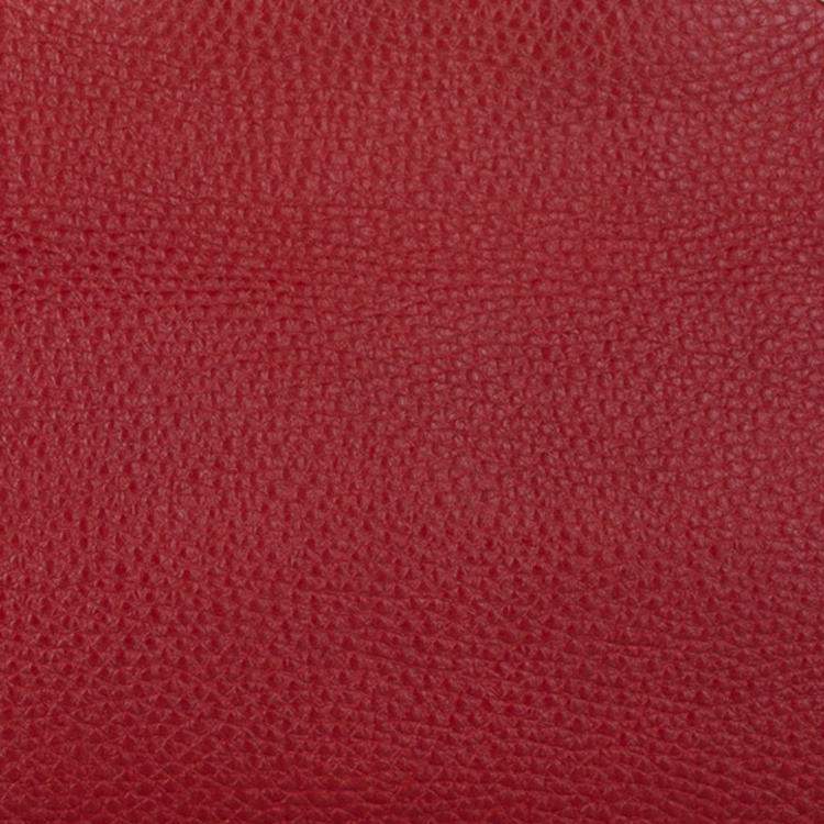 Pre Owned Gucci Red Medium Calfskin Bamboo Shopper Satchel
