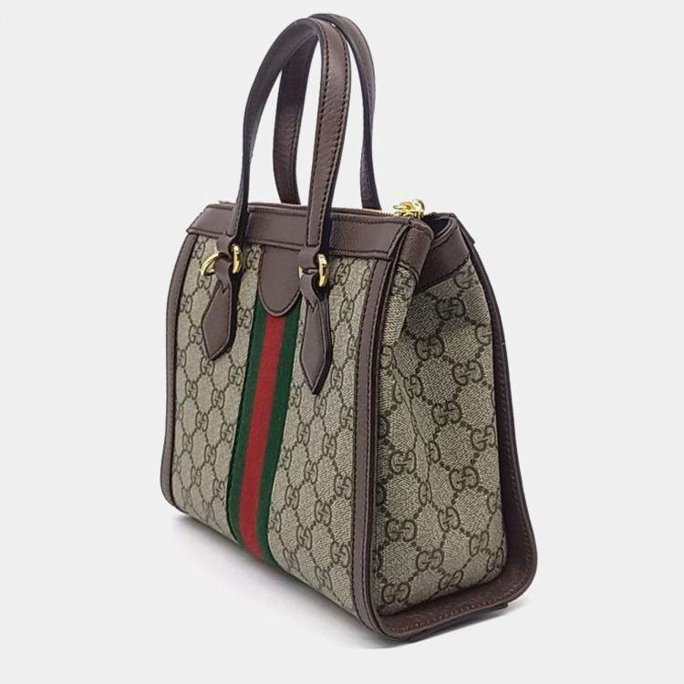 Pre Owned Gucci Ophidia GG Shoulder Bag Small