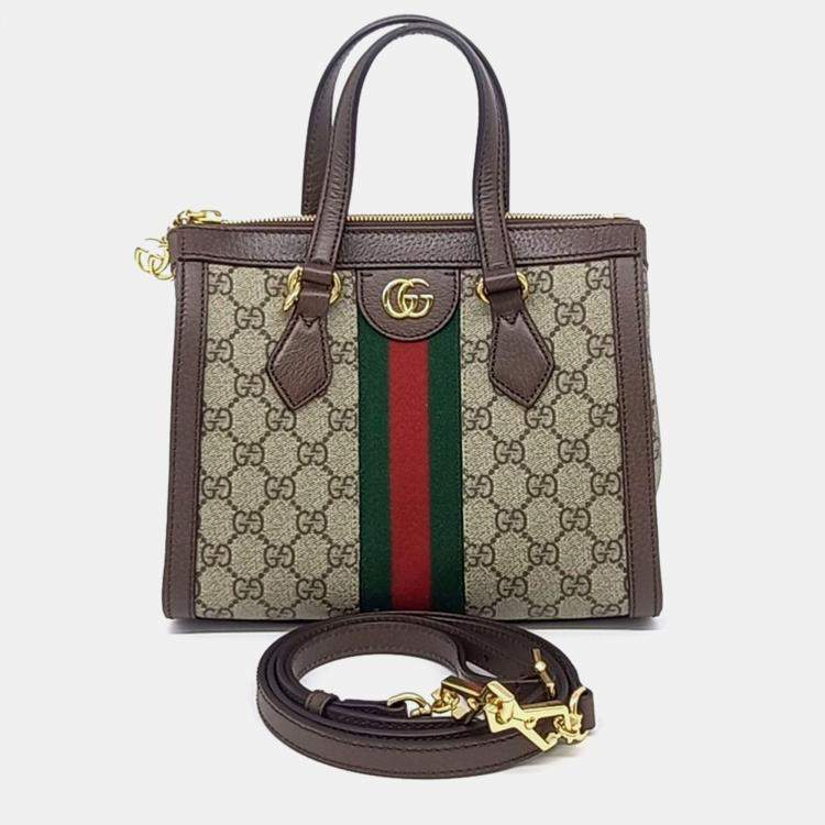 Pre Owned Gucci Ophidia GG Shoulder Bag Small