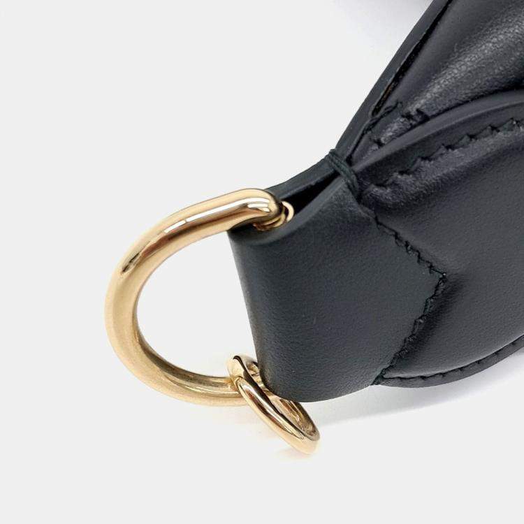 Pre Owned Gucci Black Leather GG Matelasse Small Shoulder Bag