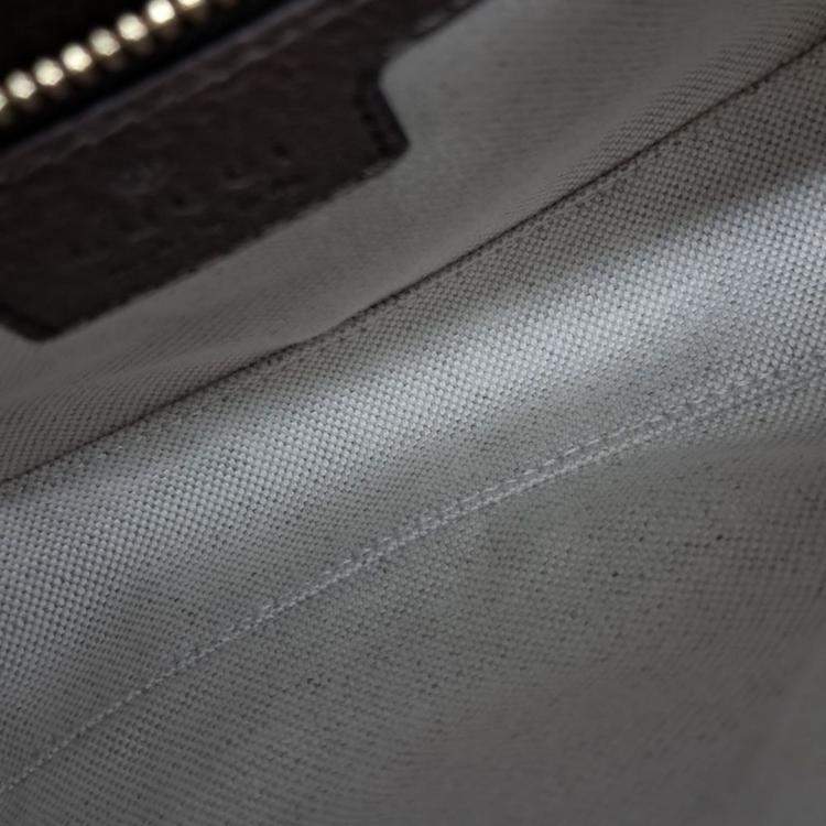 Pre Owned Gucci Beige Coated Canvas and Leather Ophidia Mini GG Shoulder Bag