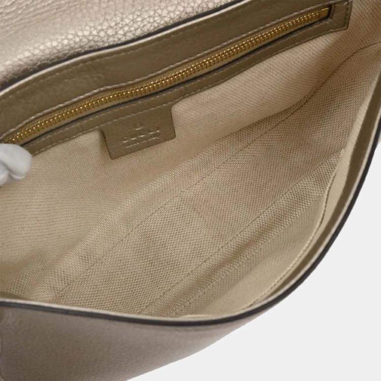 Pre Owned Gucci Gold Soho Chain Shoulder Bag